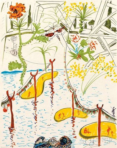 Salvador Dalí (Spanish, 1904-1989)      Biological Garden