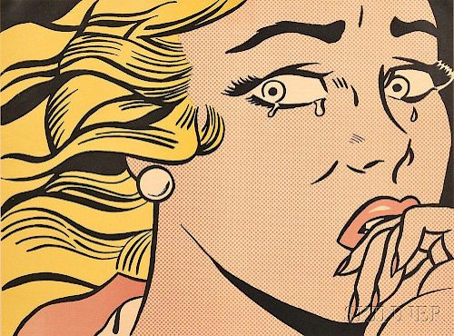 Roy Lichtenstein (American, 1923-1997)      Crying Girl
