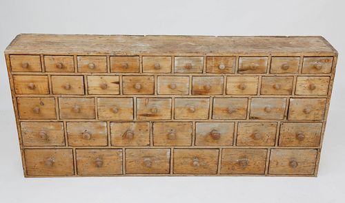 40 Drawer Pine Apothecary Chest, 19th Century