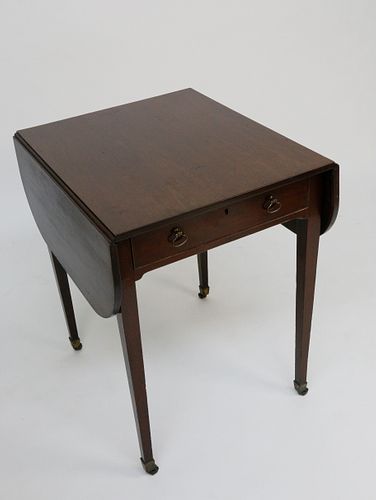 English Mahogany Diminutive Pembroke Table, circa 1810
