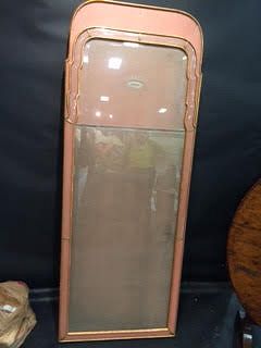 Venetian pink frame mirror