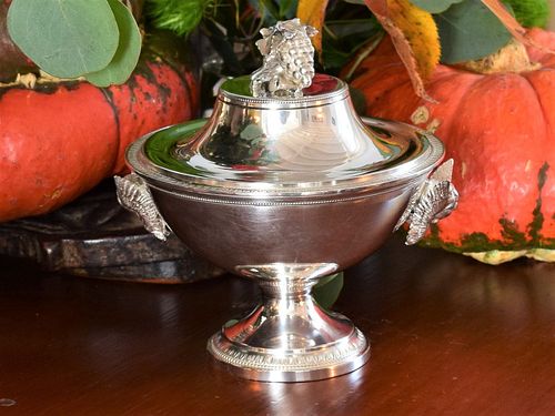 Elegant French Silver Sugar Casket by André Morand - Courtesy Silver Art by D & R