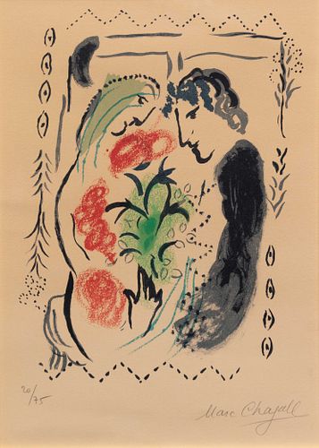 Marc Chagall
(French/Russian, 1887-1985)
Pour Berggruen, 1965