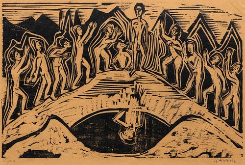 Ernst Ludwig Kirchner
(German, 1880-1938)
Der Ruhm (Fame), 1924
