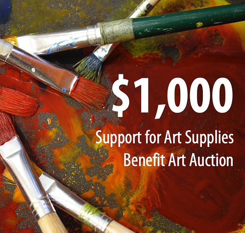$1,000 to Support School Art Supplies
