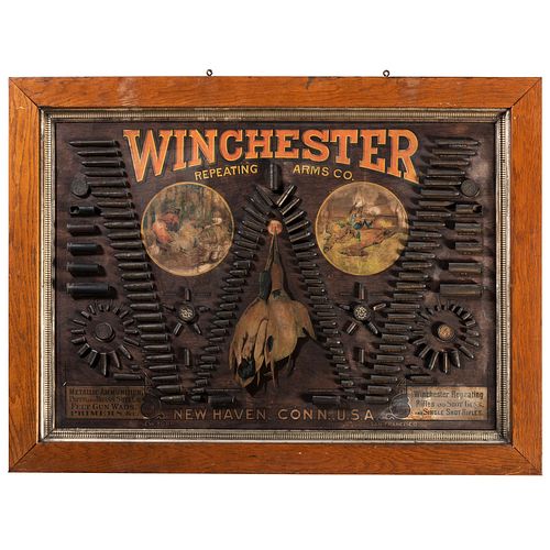 Winchester Repeating Arms Co "Single W" Cartridge Board 