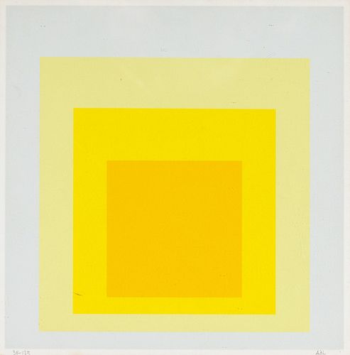 Josef Albers (Bottrop 1888-New Haven 1976)  - Orange, 1971