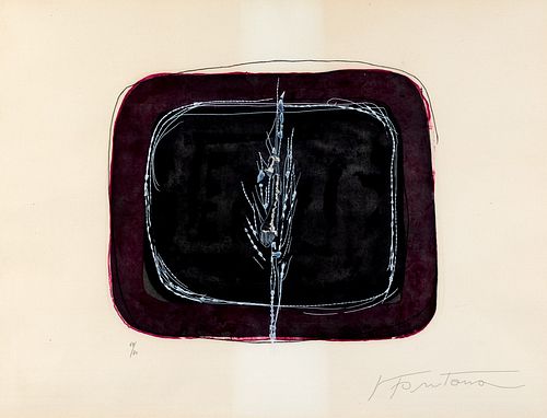 Lucio Fontana (Rosario 1899-Varese 1968)  - Concetto Spaziale, 1968