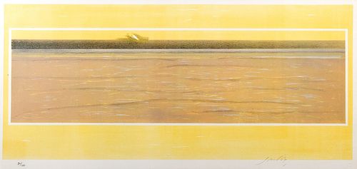 Piero Guccione (Scicli 1935-Modica 2018)  - The lines of the sea, 1979