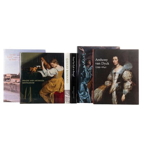 El Greco/ Anthony Van Dyck/ Giulio Romano/ From Van Eyck to Bruegel/ Orazio.../ In the Light of Italy. Pzas: 6.