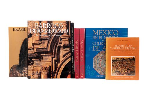 Libros sobre el Barroco en América. México en el Mundo de las Colecciones de Arte / Brasil Barroco /El Paisaje Barroco de México...Pz:7