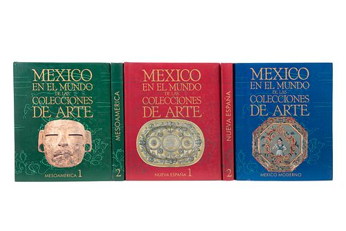 México en el Mundo de las Colecciones de Arte. México, 1994. Tomos I - V. Piezas: 5.