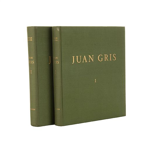 Cooper, Douglas. Juan Gris. Catalogue Raisonné de l'Oeuvre Peint. Paris, 1977. Tomos I-II. Edición limitada, ejemplar n°648. Pzs: 2.