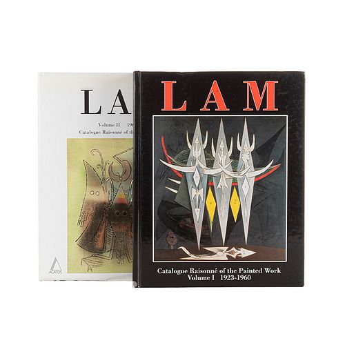 Laurin-Lam, Lou - Lam, Eskil. Wifredo Lam: Catalogue Raisonné of the Painted Work. Lausanne: Acatos, 1996, 2002. Tomos I-II. Piezas: 2.