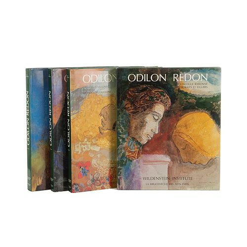 Wildenstein, Alec. Odilon Redon: Catalogue Raisonné. Paris: Wildenstein Institute, 1992, 1994, 1996, 1998. Tomos I - IV. Piezas: 4.