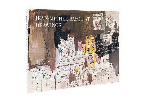 Jean - Michel Basquiat. Drawings. Zurich - New York, 1985. Edición de 1,000 ejemplares numerados, ejemplar 318. Firmado por el artista.