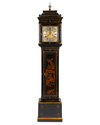 A William & Mary Style Japanned Longcase Clock
Height 90 inches.