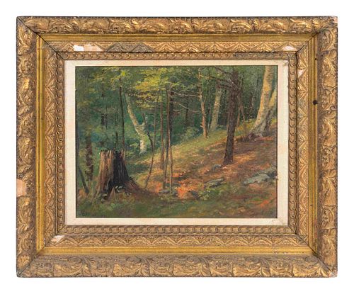 George Albert Frost
(American, 1843-1907)
Forest Scene, 1903