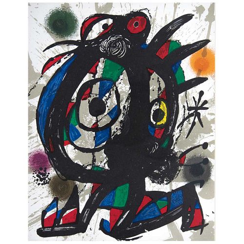 JOAN MIRÓ, Litografía original I, from the suite 12 Litografías originales, 1972, Unsigned, Lithography without print number, 12.2 x 9.8" (31 x 25 cm)