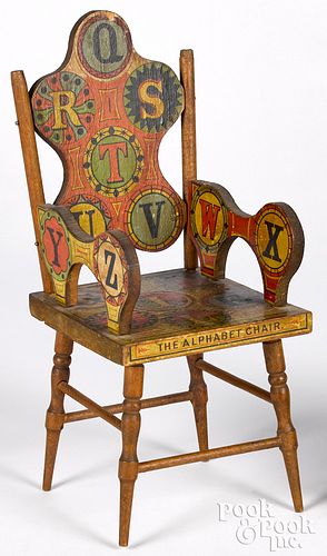 Bliss paper lithograph The Alphabet Chair