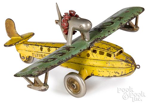 Kenton cast iron Fokker Flying Boat airplane