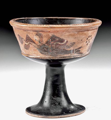Near-Miniature Greek Corinthian Pottery Chalice