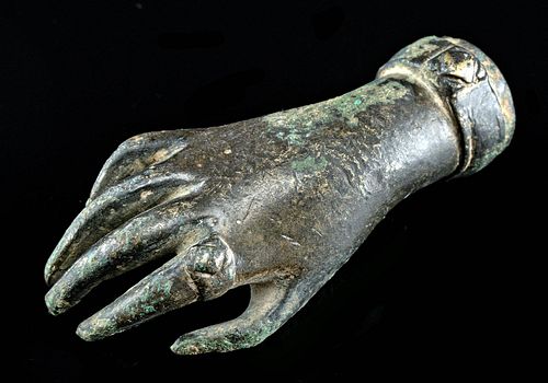10th C. Islamic Brass Right Hand of a Noble