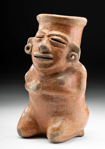 Maya Toltec Pottery Figural Vessel