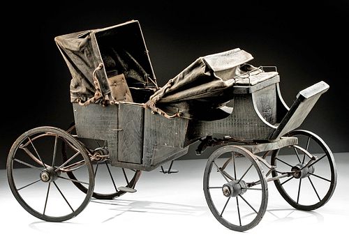 19th C. American Horse Drawn Buggy / Carriage Model