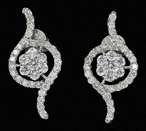 18kt. Diamond Earrings