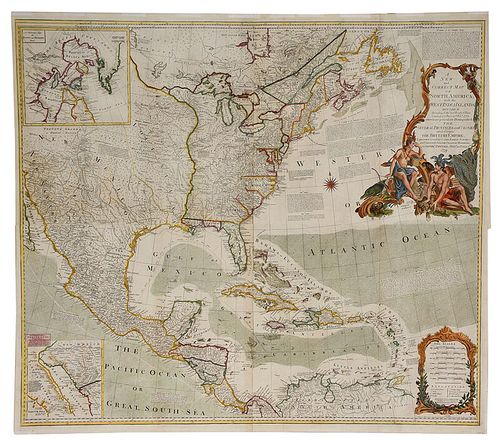 Sayer & Bennett - Map of North America, 1779