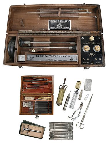 J.H. Gemrig Surgeon's Kit, Assorted Medical Tools