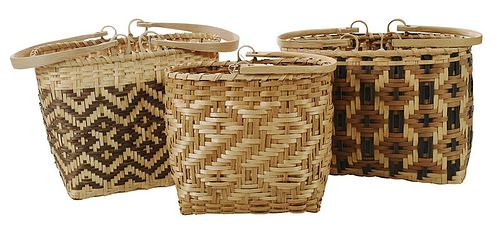 Three Cherokee Shopping Baskets