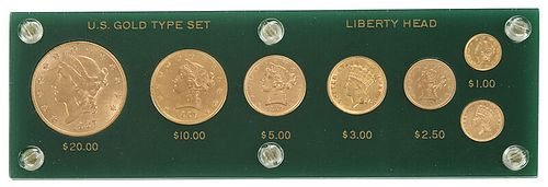 United States Type Set of Gold Coins 