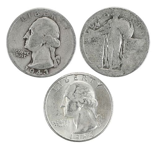 1,074 Silver Quarters