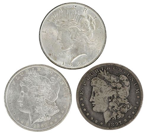 45 U.S. Silver Dollars 