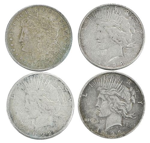 Bag of 100 U.S. Silver Dollars 