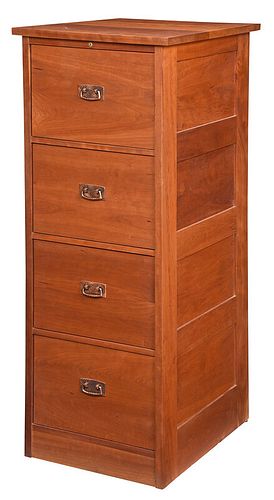 Stickley Arts and Crafts Style Cherry File Cabinet
