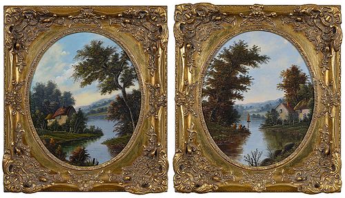 A Pair of British Landscape Paintings