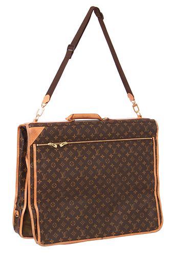 Louis Vuitton Leather Travel Garment Bag