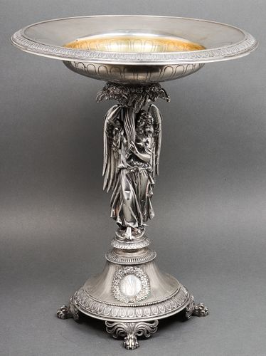 Wagner Winged Victory Silver Commemorative Compote