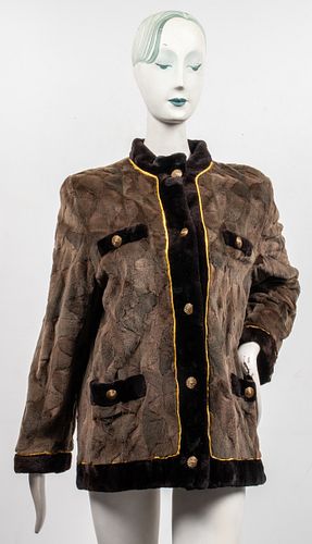 Bob Mackie Sheared Beaver Fur Coat / Jacket
