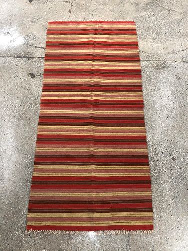 Striped Flatweave Rug, 5' x 2' 3"