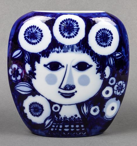 Bjorn Wiinblad for Rosenthal Modern Porcelain Vase