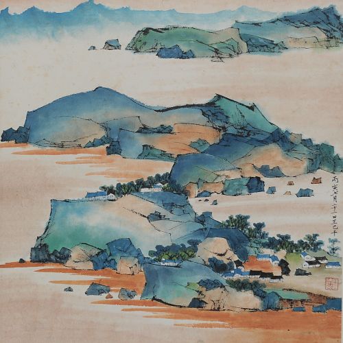 Chinese Painting, attributed to Wang Jiqian