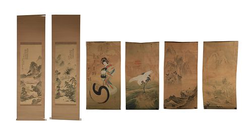 Group of 6 Chinese Paintings