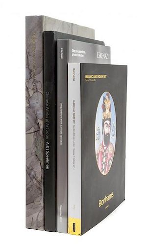 A Group of Five Catalogues and Reference Books Pertaining to Chinese, Japanese, Islamic and Indian Works of Art