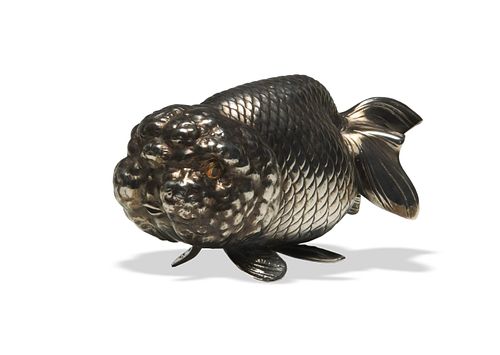 Japanese Sterling Silver Goldfish