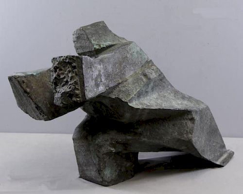 JU MING. "Tai Chi Movement #7" Bronze, 1984.