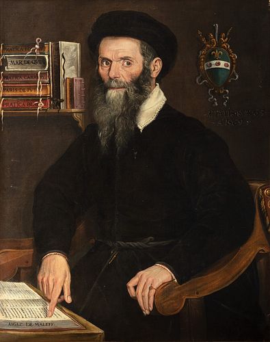 Giuseppe Belli (Bergamo 1520-1580)  - Portrait of Angelo de Maleffi